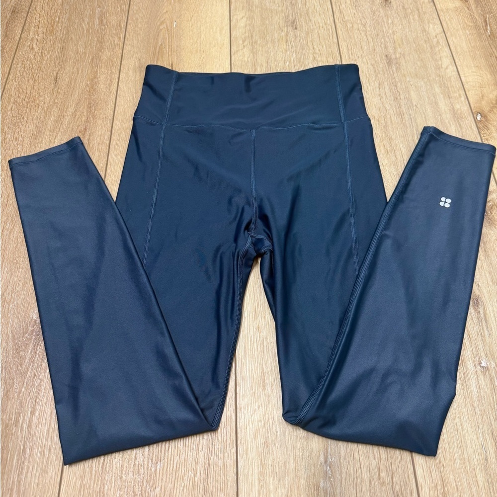 Sweaty Betty Full Length Leggings Teal Women’s Medium - Picture 11 of 11